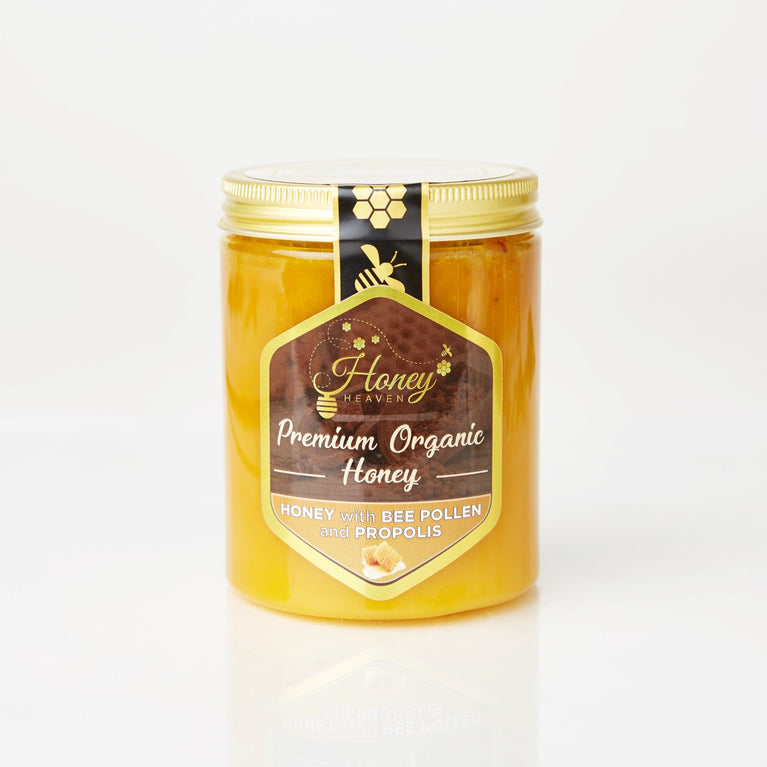 bee pollen and propolis honey